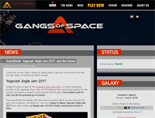 Tablet Screenshot of gangsofspace.com
